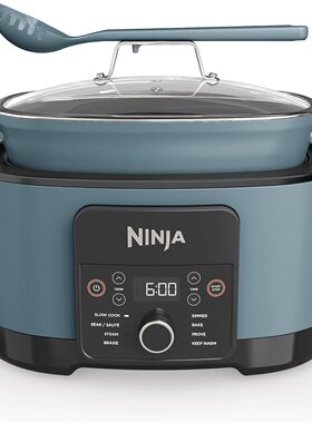 英国代购Ninja SlowCooker MC1001UK 8合1多功能慢炖锅可拆不粘锅