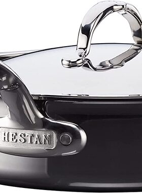 美国代购Hestan NanoBond Titanium Sauté Pan 钛金属不锈钢煎锅