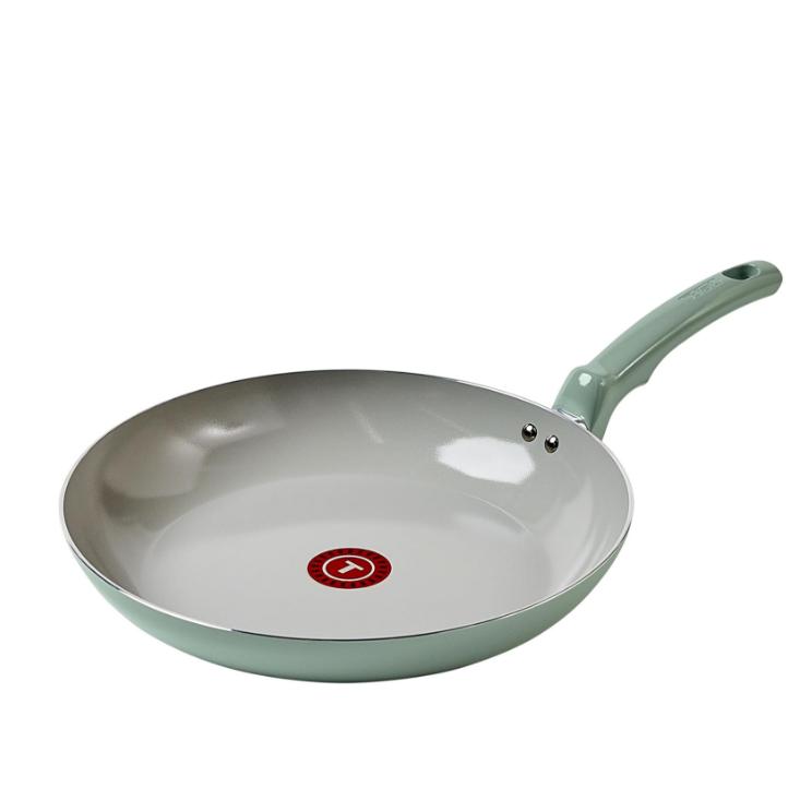 美国代购T-fal Ceramic Non Stick Fry Pan 12 inch 陶瓷不粘煎锅