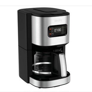 德国代购Krups KM480D Filter Coffee Machine不锈钢滴露式咖啡机