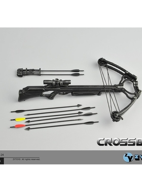 1：6 兵人 配件模型 CROSSBOW 小比例弓箭 不可以发射现货