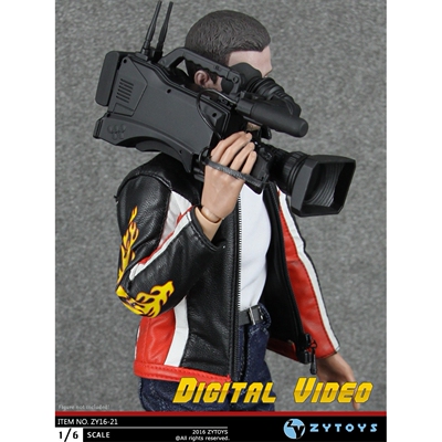 ZYTOYS1/6 数码摄像机 模型 ZY16-21兵人 潮流人偶 玩偶 BJD 手办