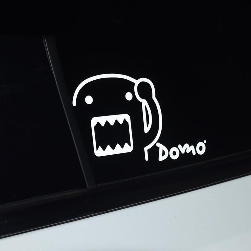 个性创意卡通可爱DOMO君汽车贴纸三角窗车身摩托车电动车装饰车贴