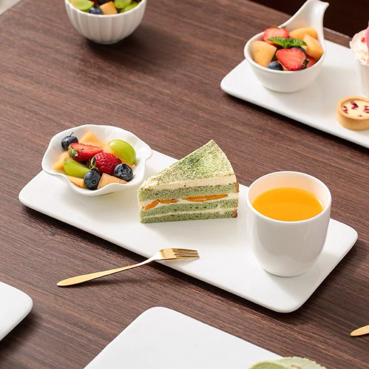 下午茶位上茶歇高端商务接待