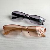 花镜 一体式 老花镜男女通用款 超轻透明便携树脂老年人眼镜高清时尚