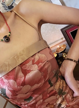 叶优里南红天珠藏式原创设计玛瑙南红项链川料DIY项链