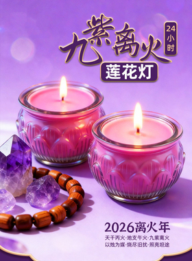 点灯丙午年九紫离火灯