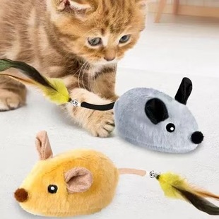 跨境逗猫玩具猫咪感应玩具幼猫玩具跑动逗趣自嗨神器宠物用品批发