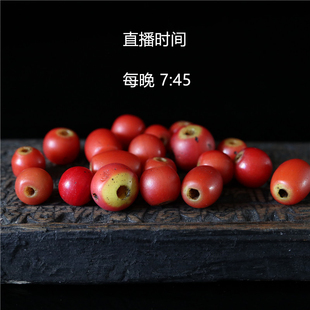 藏传包老明代套料琉璃藏区老琉璃手串配珠配饰散珠藏式文玩