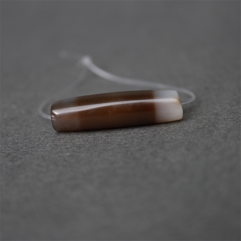 〓老〓藏传精品黑白天珠藏区老线珠男女吊坠项链佛珠配珠黑白珠