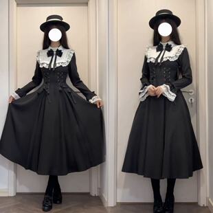 黑色连衣裙意向金