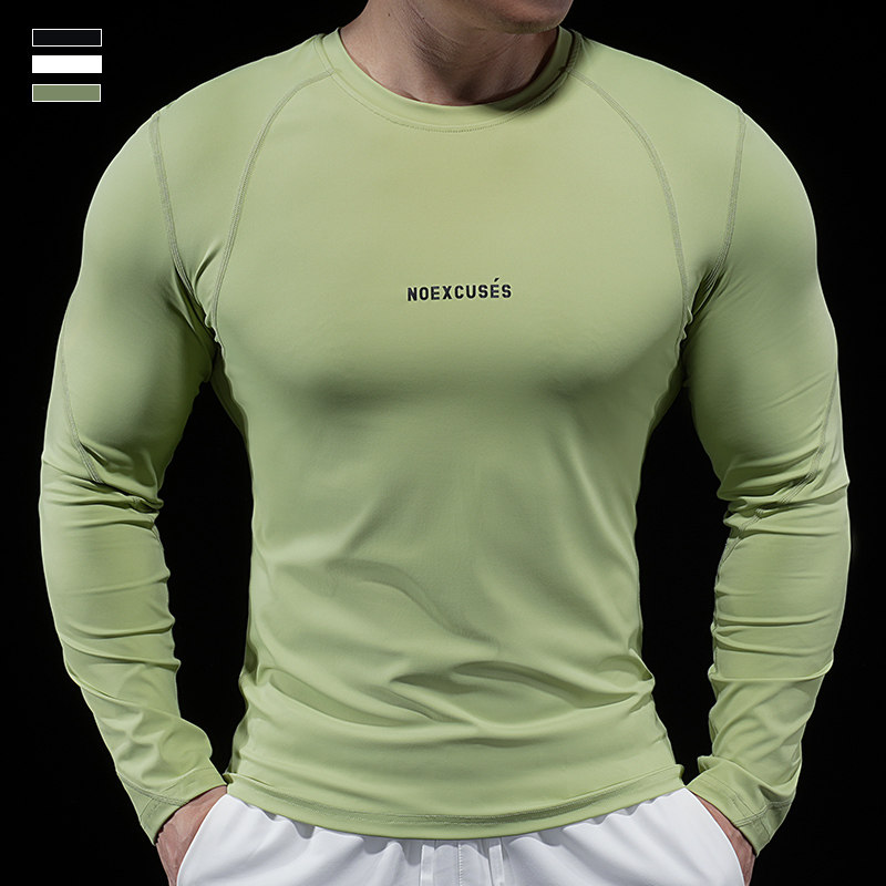 霸道肌肉 男士修身圆领长袖T恤健身训练服运动跑步速干透气紧身衣,运动服/休闲服装,健身衣,淘宝优惠券,粉丝福利购,淘宝优惠卷