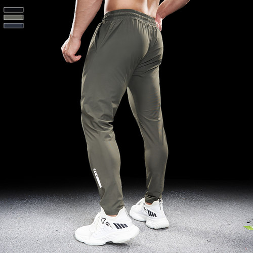 霸道肌肉健身长裤男透气健身裤