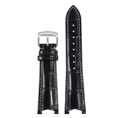 代用卡西欧EF-524D-7A表带EDIFICE系列5051EF-524D真皮手表链男