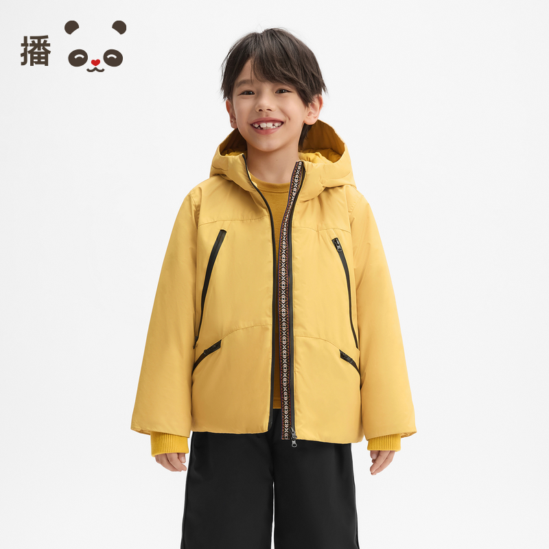 轻户外短款百搭连帽2件套羽绒服