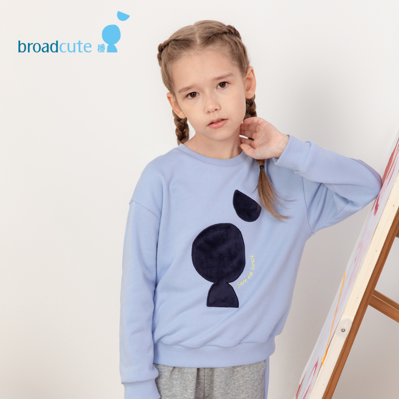 播broadcute童装时尚男女童圆领百搭基础款可爱卫衣KEN3Z460在类目 童装/婴儿装/亲子装, 卫衣/绒衫中 - 来自Buy2taobao.com提供专业的淘宝代购服务