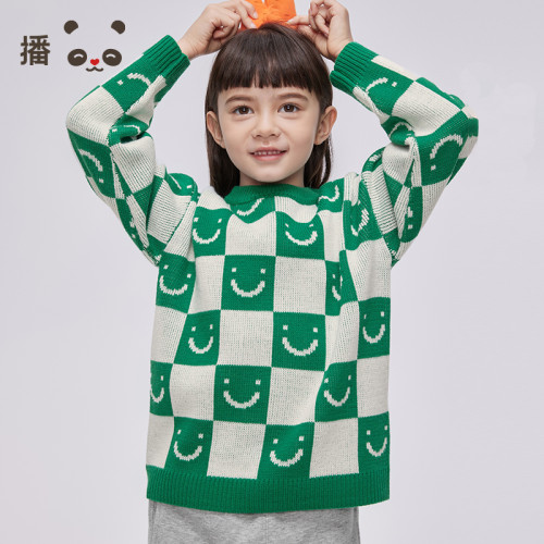 broadcute儿童绵羊毛针织衫
