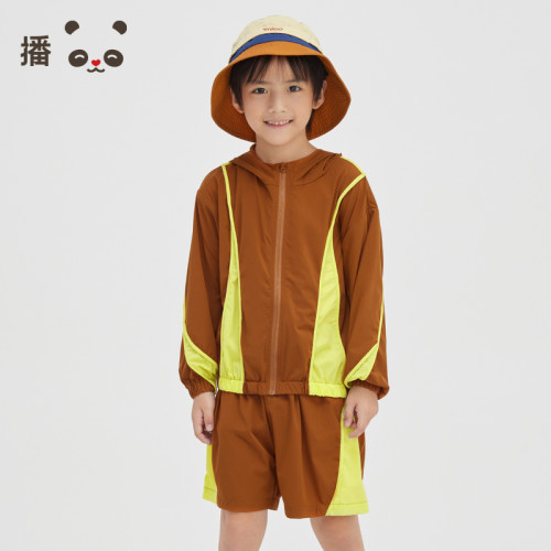 外套童装broadcute拼接春夏