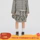 新款 播broadcute童装 半身裙2024春季 格纹设计感半身裙KGR1B897