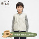 羽绒马甲KER3MD0253 轻薄便捷白搭款 播broadcute童装 新中式