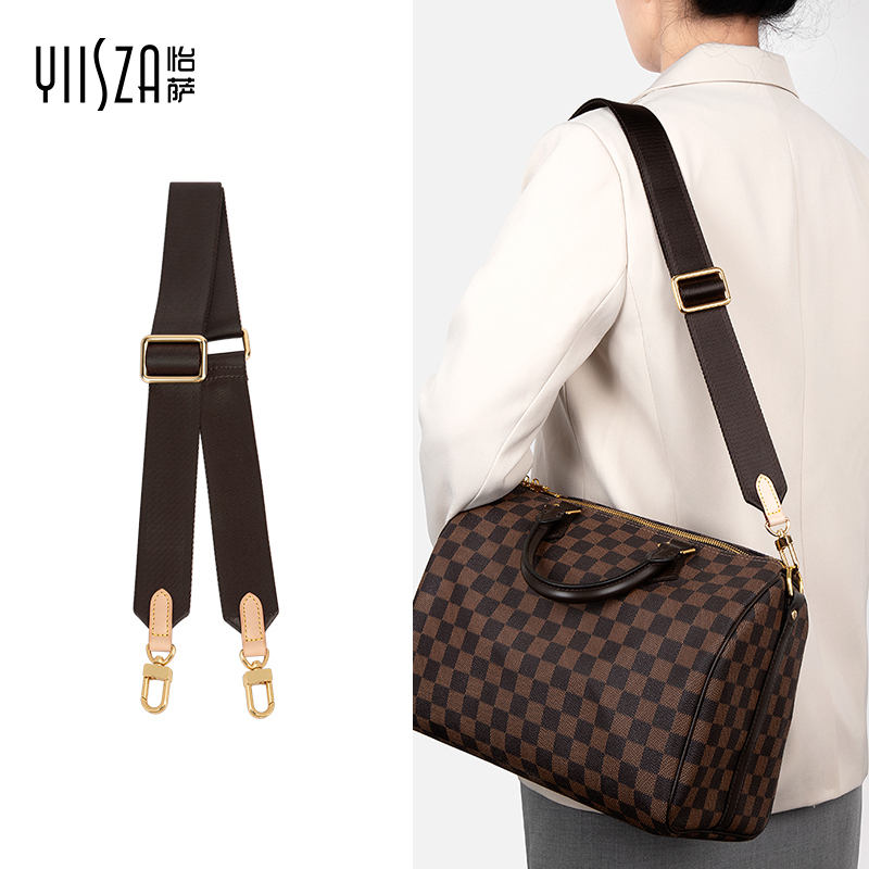 可调节帆布肩带包包DIY搭配