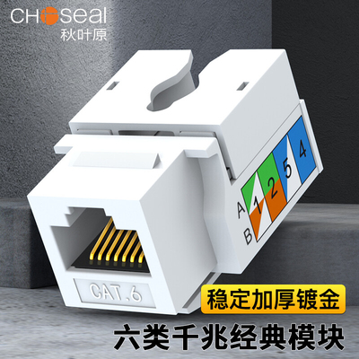 秋叶原六类网络模块千兆