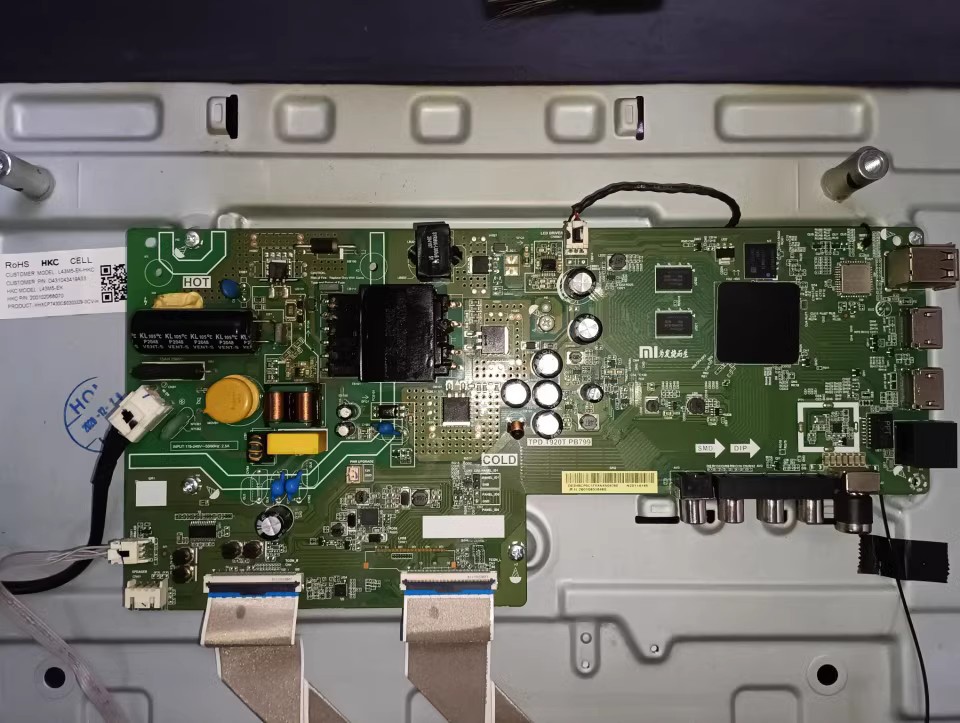 原装小米L43M5一EK液晶电视主板TPD.T920T.PB799屏L43M5-EK-HKC