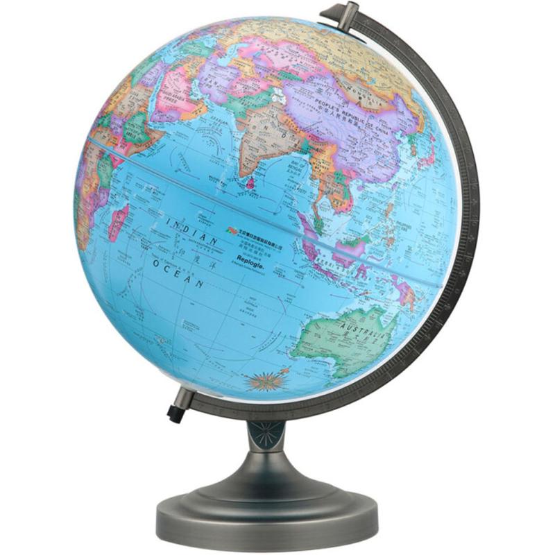 30cm中英文政区地球仪(金属支架) 北京博目地图制品有限公司 著 国家