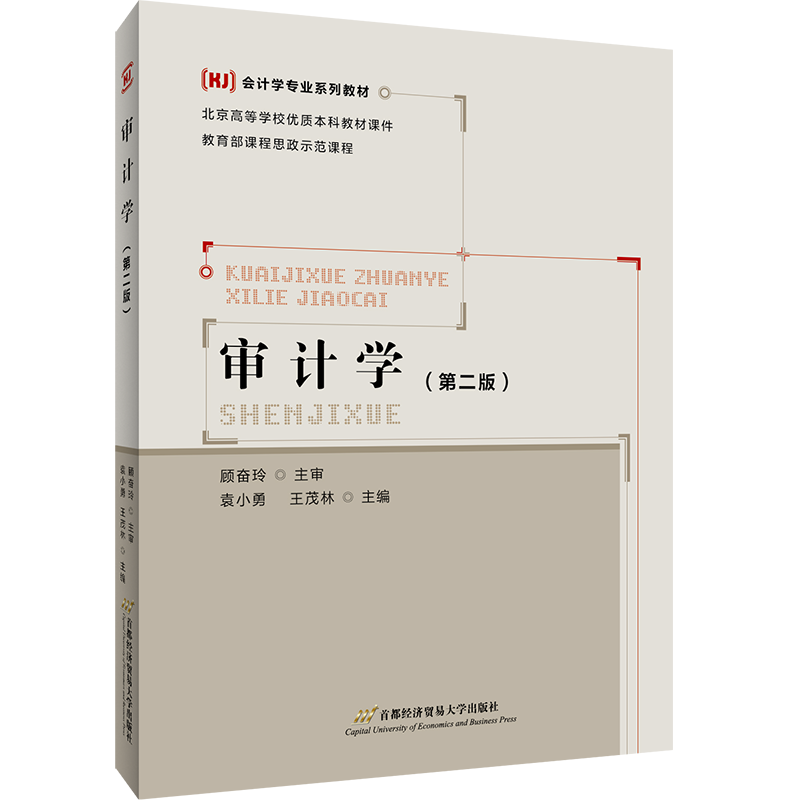 审计学 第二版 袁小勇 王茂林 著 大学本科教材 审计理论与实务工作者的重要参考书目 首都经济贸易大学出版社