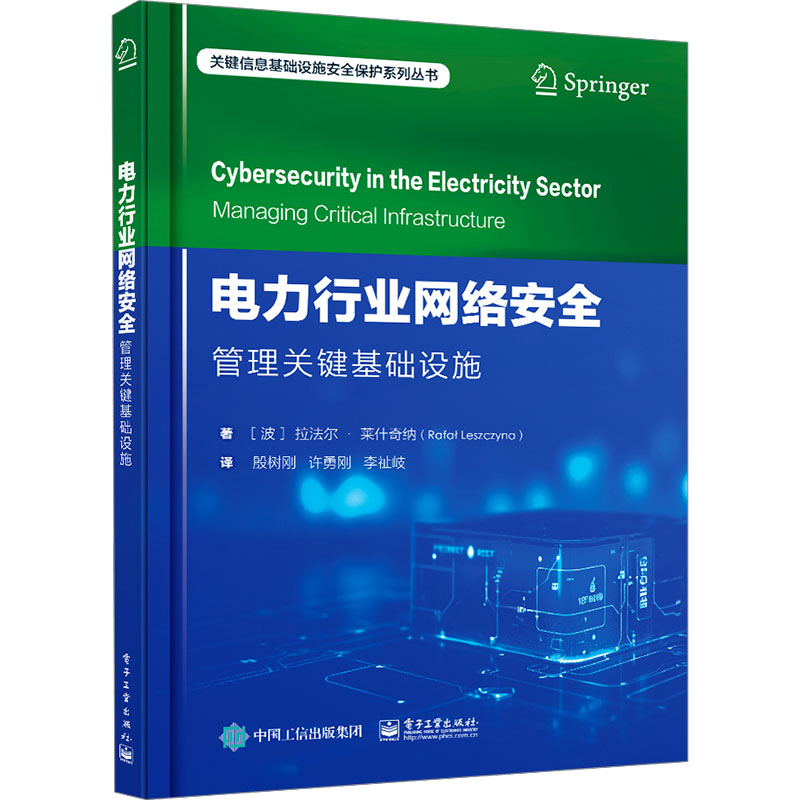 电力行业网络安全 管理关键基础设施 (波)拉法尔·莱什奇纳 著 殷树刚,许勇刚,李祉岐 译 安全与加密专业科技 新华书店正版图书籍