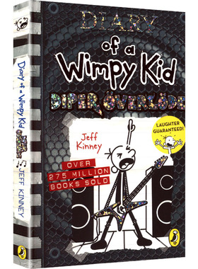DIARY OF A WIMPY KID: DIPER ÖVERLÖDE (BOOK 17) 杰夫·金尼 图书设计 著 儿童读物原版书外版书 新华书店正版图书籍