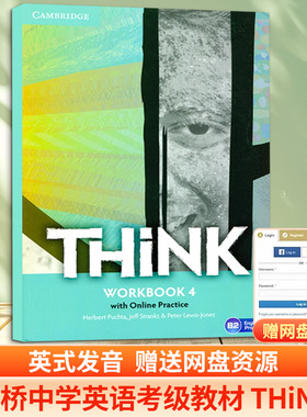 THINK 1ED L4 WORKBOOK WITH ONLINE RESOURCE Herbert Puchta, Jeff Stranks, Peter Lewis-Jones 著 原版其它外版书