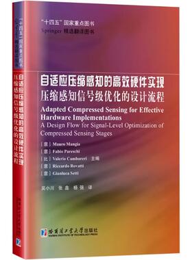 自适应压缩感知的高效硬件实现 压缩感知信号级优化的设计流程 /(意)马罗·曼吉亚(Mauro Mangia) 等 编 吴小川,张鑫,杨强 译