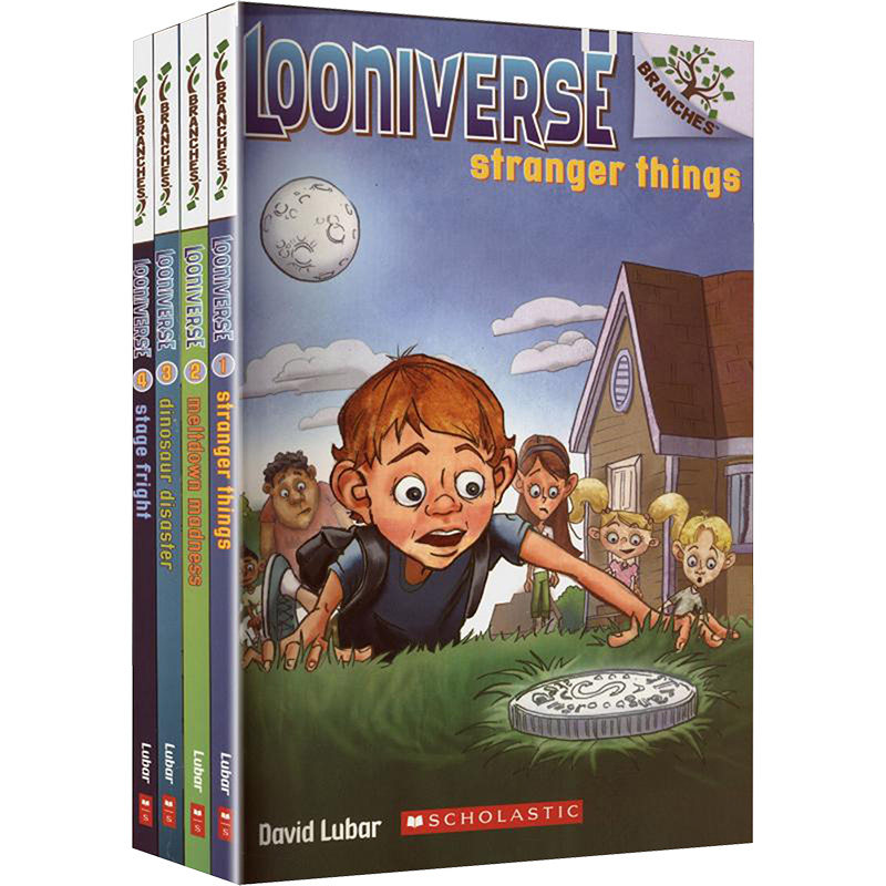 怪诞世界4册LOONIVERSE诡异故事桥梁书 (美)David Lubar 著 著 (美)Matt Loveridge 绘 绘 原版其它外版书 新华书店正版图书籍,书籍/杂志/报纸,原版其它,淘宝优惠券,粉丝福利购,淘宝优惠卷