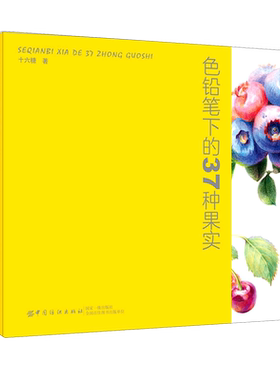 色铅笔下的37种果实 十六糖 著 绘画（新）艺术 新华书店正版图书籍 中国纺织出版社有限公司
