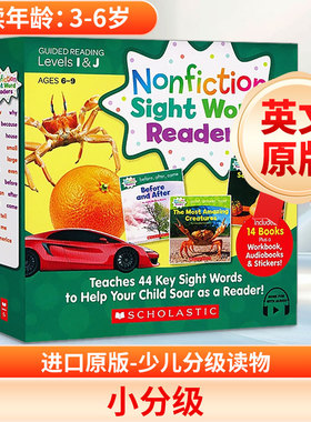NONFICTION SIGHT WORD READERS LEVEL I&J (WITH STORYPLUS & BUDDY+) 学乐新加坡 出版 儿童读物原版书外版书