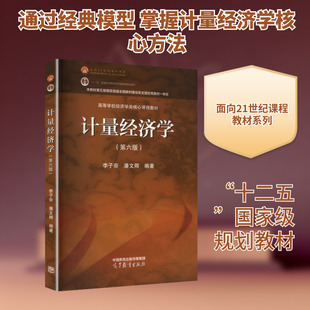 计量经济学 第六版 李子奈 潘文卿 编 高等学校经济学类核心课程教材 普通高等教育本科国家级规划教材 高等教育出版社