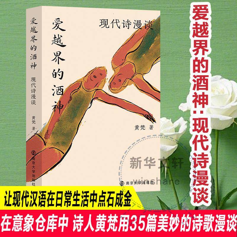爱越界的酒神 现代诗漫谈 黄梵 著 著 文学理论/文学评论与研究文学 新华书店正版图书籍 南京大学出版社