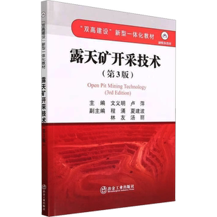 露天矿开采技术(第3版) 文义明,卢萍 编 矿业技术大中专 新华书店正版图书籍 冶金工业出版社