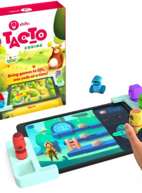 现货美国Shifu Tacto Coding 儿童STEM编程入门益智桌游 4-10岁