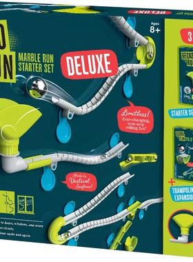 Thames&Kosmos Gecko Marble Run儿童磁性滚珠STEM套装游戏