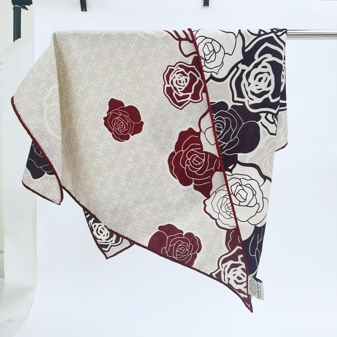 上海故事双面双色丝毛围巾