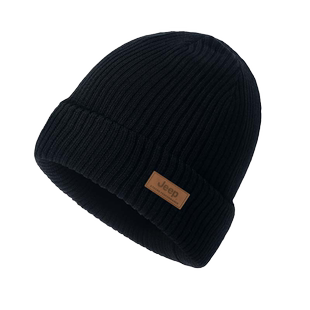 JEEP帽子男冬季加绒防风保暖帽包头帽骑行防寒套头帽毛线针织帽