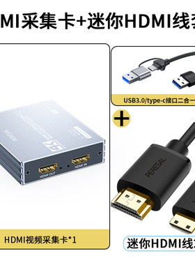 4K采集卡相机直播专用适用佳能80D 90D RP M10微单反录像电脑直播