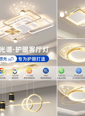 2026新款满天星中山灯具客厅主灯简约现代大气轻奢吸顶灯全屋套餐