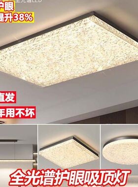 意式极简客厅吸顶灯2026新款轻奢卧室吸顶灯中山全屋套餐组合灯具