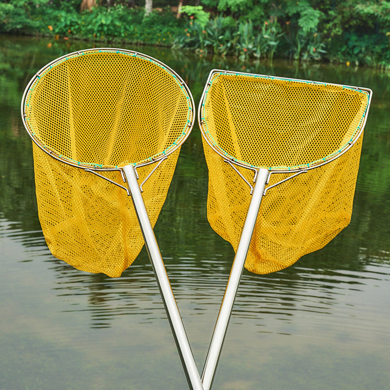 不锈钢实心方形抄网头捞鱼虾海鲜抄网兜渔具结实鱼网子一体鱼抄子,户外/登山/野营/旅行用品,抄网头,淘宝优惠券,粉丝福利购,淘宝优惠卷