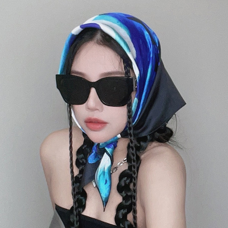 尤嘻岛辣妹丝巾抹胸女腰带装饰2023新款甜酷方巾y2k头巾包头时尚,服饰配件/皮带/帽子/围巾,围巾/丝巾/披肩,淘宝优惠券,粉丝福利购,淘宝优惠卷