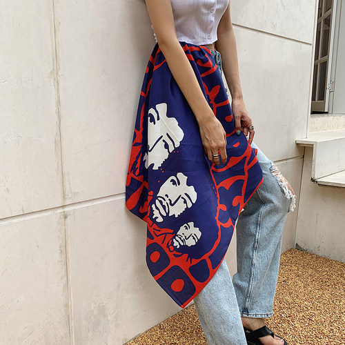 西海岸美式摇滚hiphop春秋头巾
