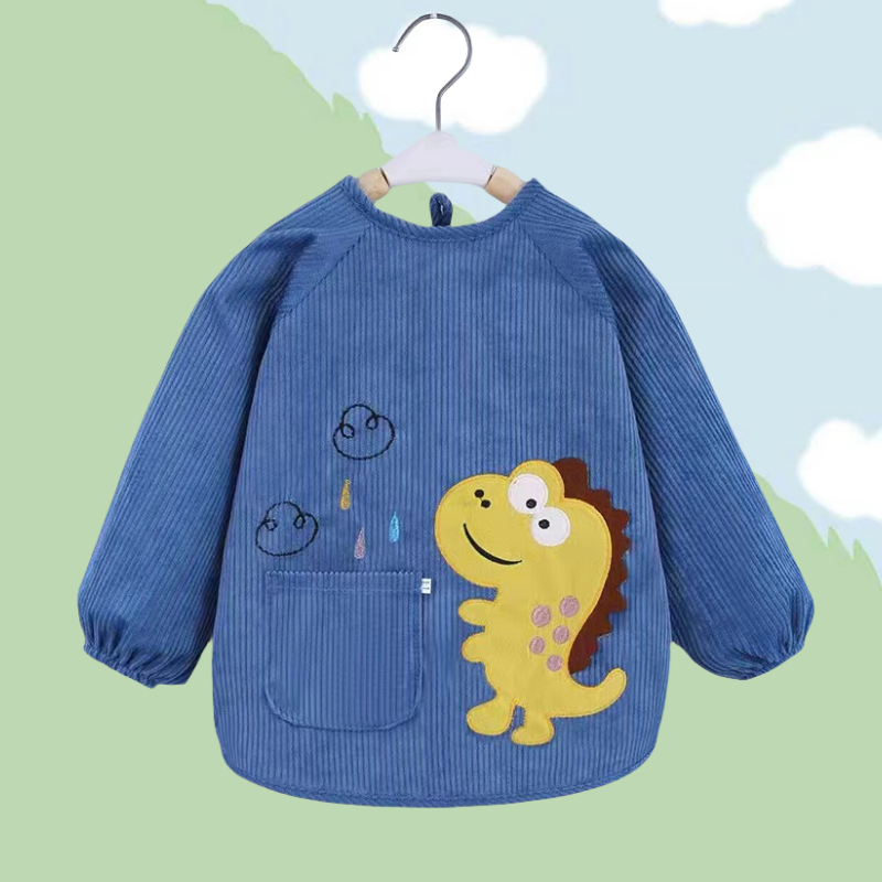 灯芯绒加厚防水防脏围裙